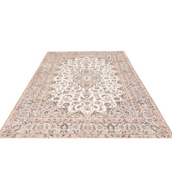 Tappeto Originale Kashan Persia 193x298 Crema B