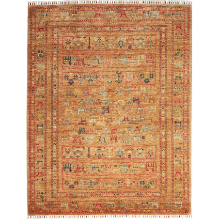 Rubin 154x198 Cm Rubin, Pakistan, Hand-carded Wool (warp: