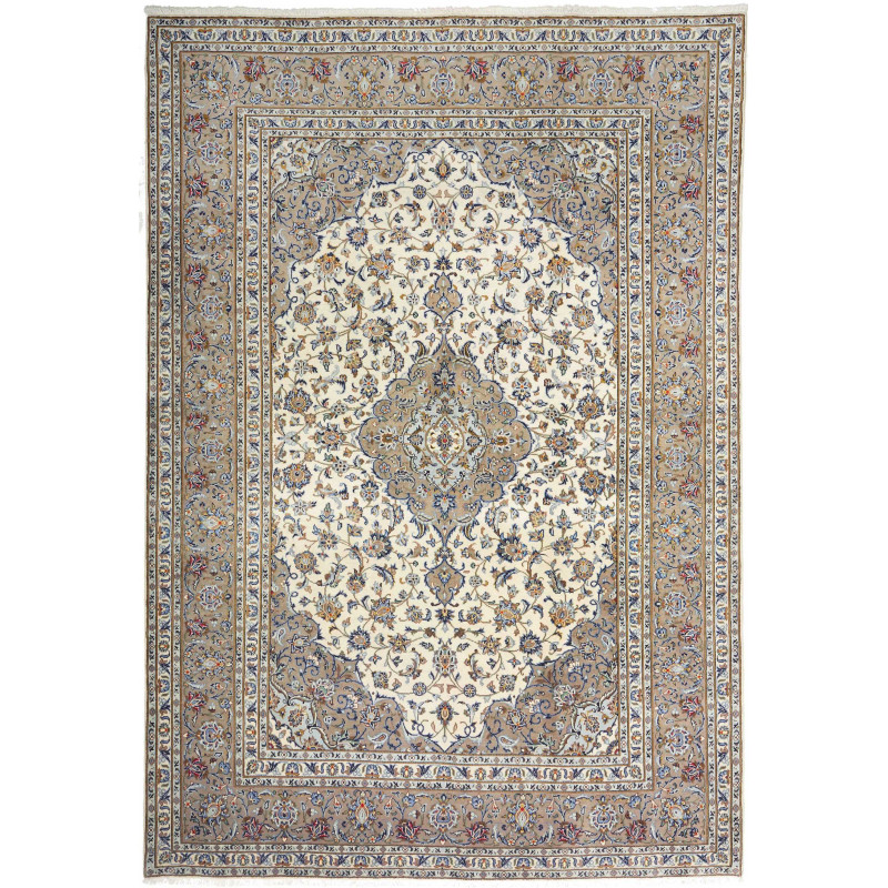 Kashan 207x300 Cm Kashan, Persia, Hand-spun Wool (warp:
