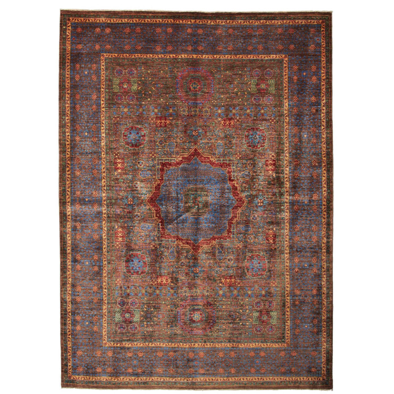 Rug Mamlouk Pakistan 175x240 Indigo Blue Brown