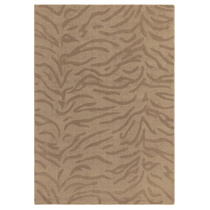 Rug Tigra abstract brown taupe 160x230 cm