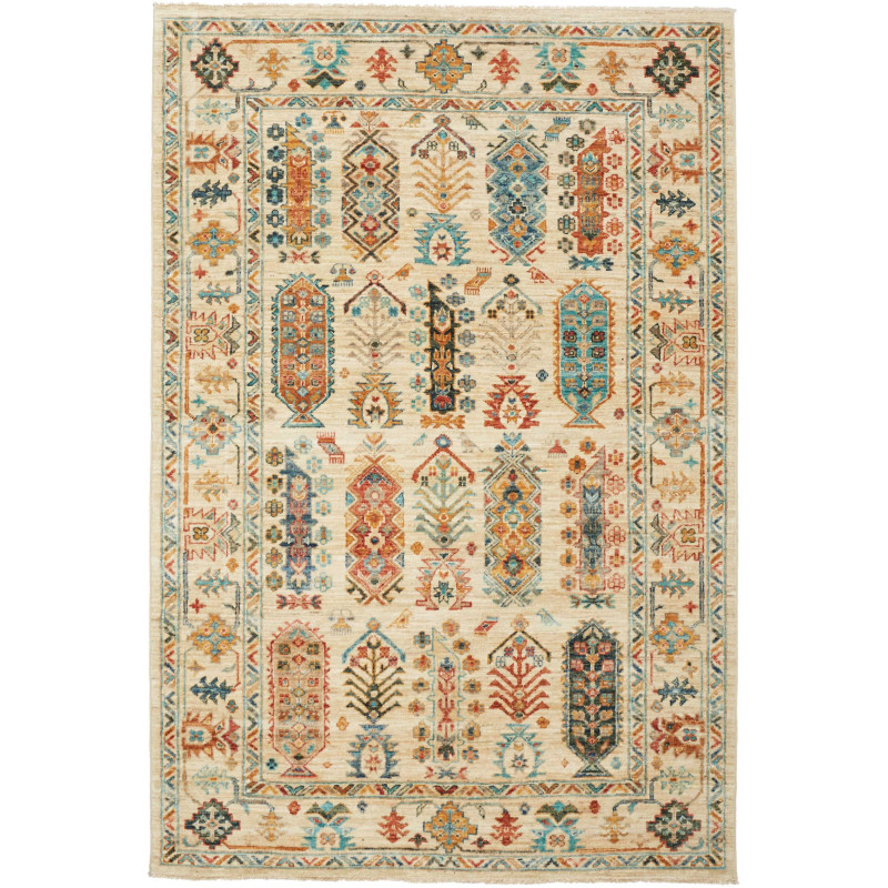 Tribal 126x189 Cm Tribal, Pakistan, Hand-carded Wool,