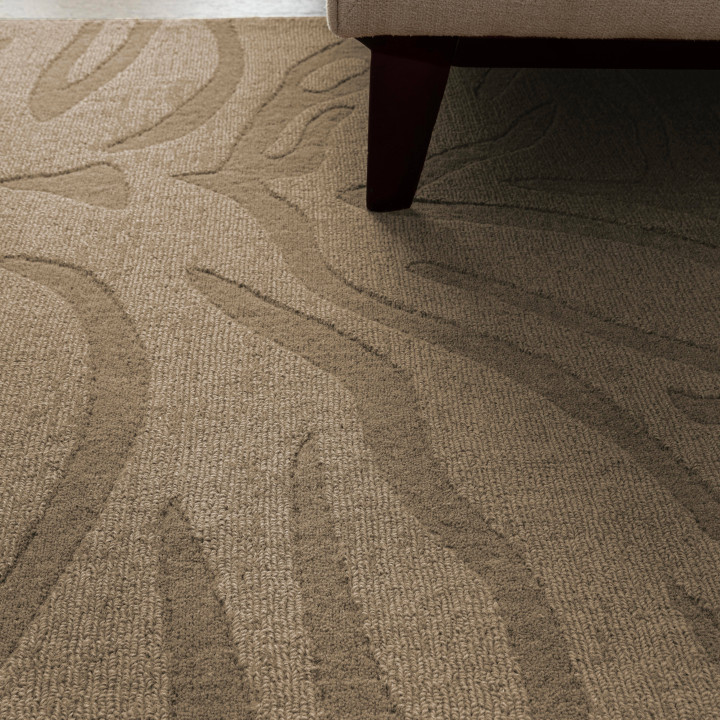Rug Tigra abstract brown taupe 160x230 cm