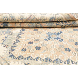 Rug Kazak Afghanistan 198x301 Cream Blue