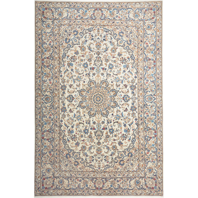 Kashan 197x295 Cm Kashan, Persia, Hand-carded Wool (warp: