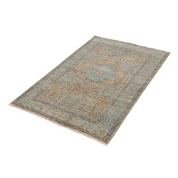 Tappeto Mamlouk Pakistan 99x152 Azzurro Polvere