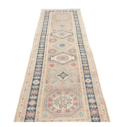 Rug Kazak Afghanistan 84x293 Muted Peach Pink N