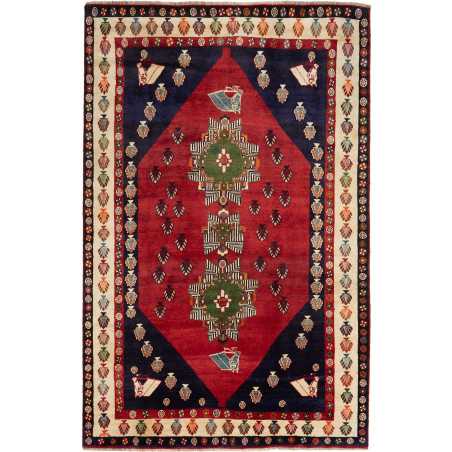 Shiraz 160x245 Cm Shiraz Persia Hand-carded Wool