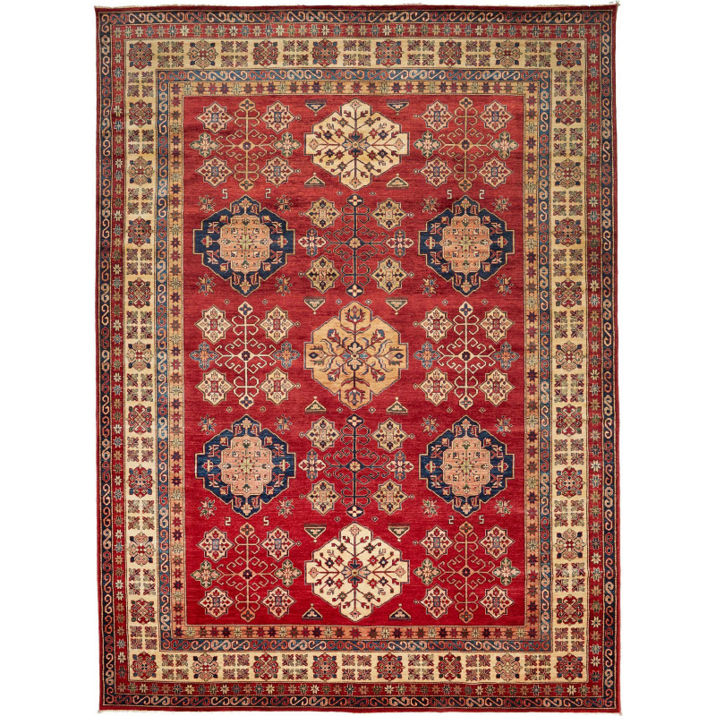 Kazak Fine 293x398 Cm Kazak Fine, Pakistan, Hand-carded Wool