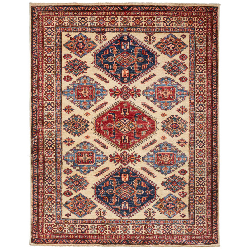 Kazak Fine 155x202 Cm Kazak Fine Pakistan Hand-carded Wool