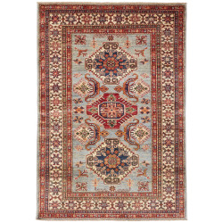 Kazak Fine 125x181 Cm Kazak Fine, Pakistan, Hand-carded Wool