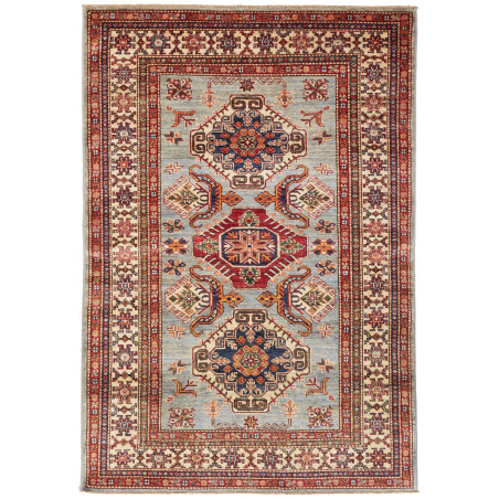 Kazak Fine 125x181 Cm Kazak Fine, Pakistan, Hand-carded Wool