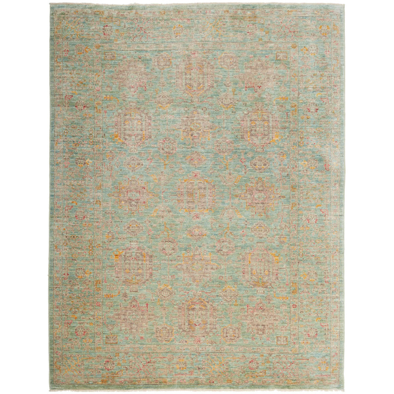 Rug Tribal Pakistan 170x225 Aqua Muted Rose