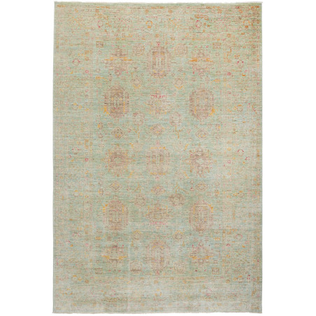 Rug Tribal Pakistan 196x290 Aqua Mint Green