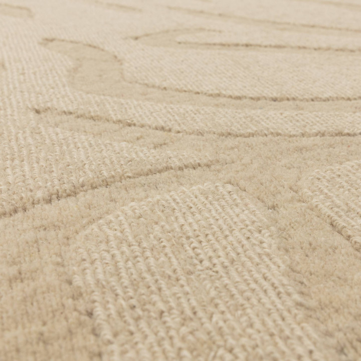 Rug Tigra figurative beige sand 200x290 cm