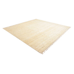 Hand Made Rug Berber Pakistan 272x270 Beige Blu
