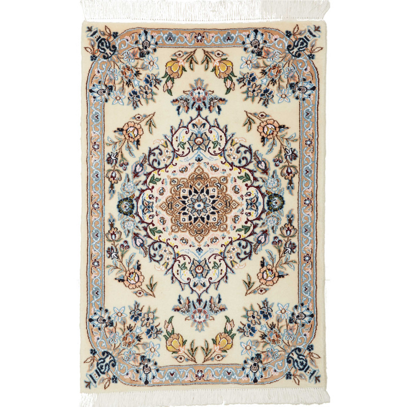 Nain 9la 62x95 Cm Nain 9la, Persia, Hand-carded Wool And