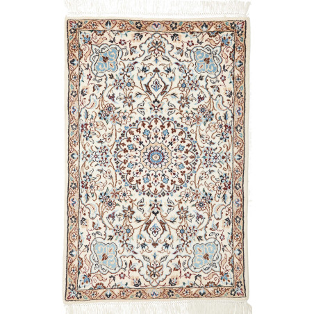 Nain 9la 61x96 Cm Nain 9la, Persia, Hand-carded Wool And