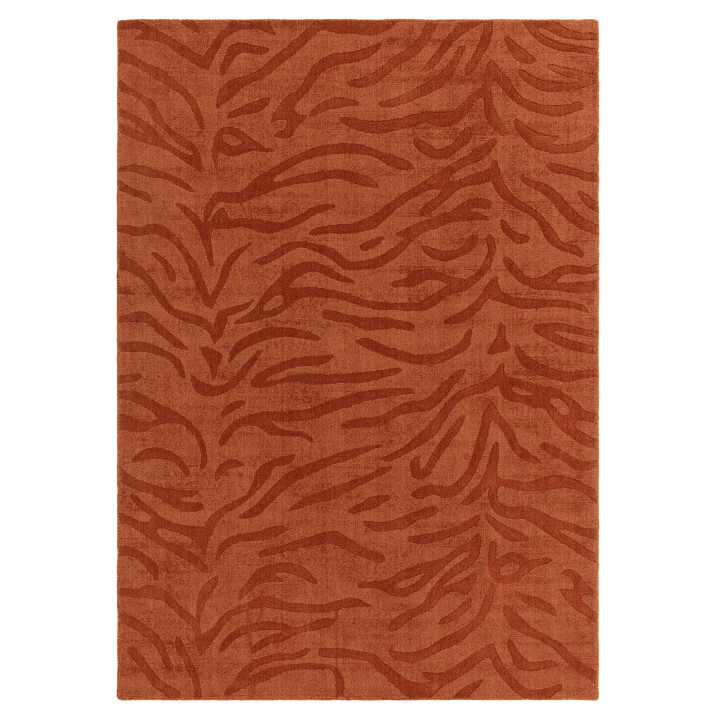 Tappeto Tigra figurativo arancione 160x230 cm
