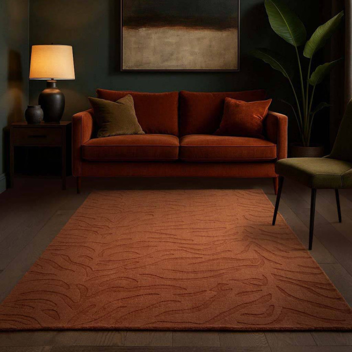 Tappeto Tigra figurativo arancione 160x230 cm