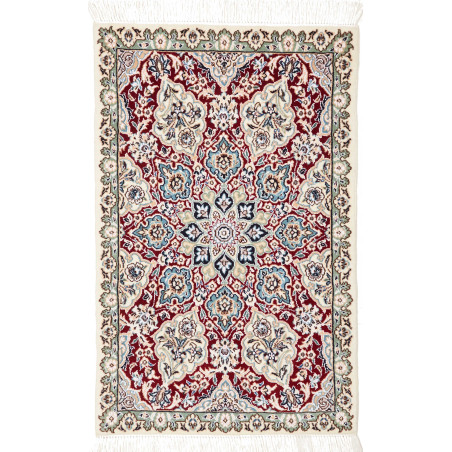 Nain 9la 60x93 Cm Nain 9la, Persia, Hand-carded Wool And