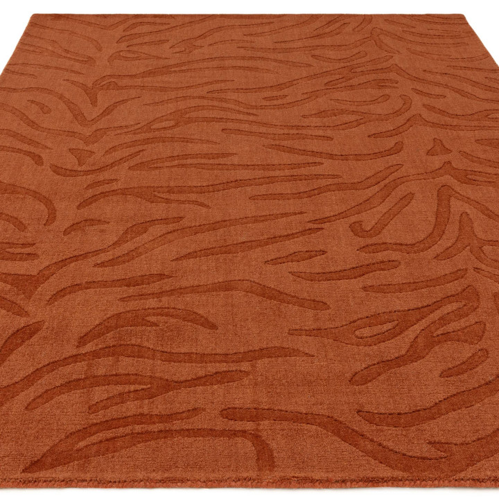 Tappeto Tigra figurativo arancione 160x230 cm