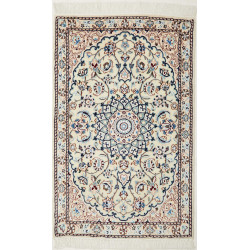 Nain 9la 60x97 Cm Nain 9la, Persia, Hand-carded Wool And