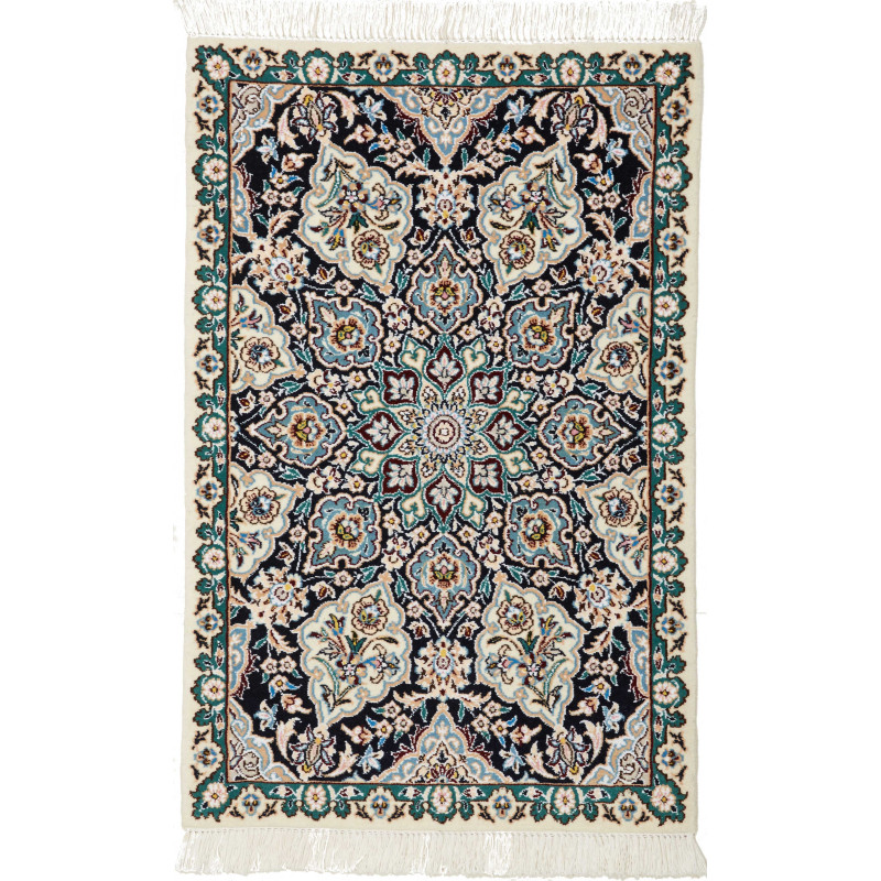 Nain 9la 58x90 Cm Nain 9la, Persia, Hand-carded Wool And
