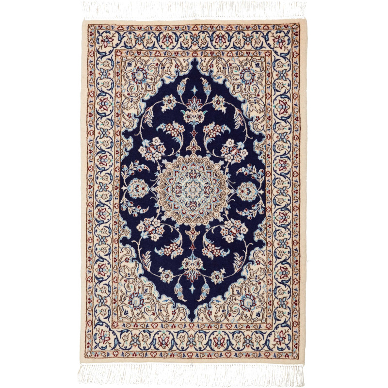 Nain 6la 62x96 Cm Nain 6la, Persia, Hand-carded Wool And