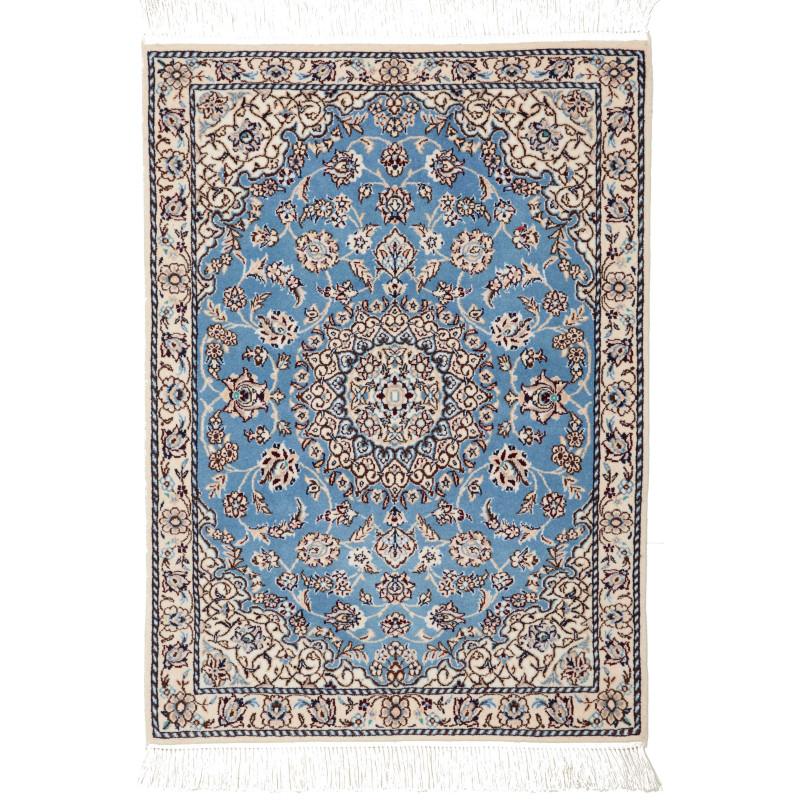 Nain 6la 66x90 Cm Nain 6la Persia Hand-carded Wool And Silk