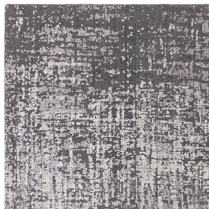 Rug Torino abstract grey silver 200x290 cm
