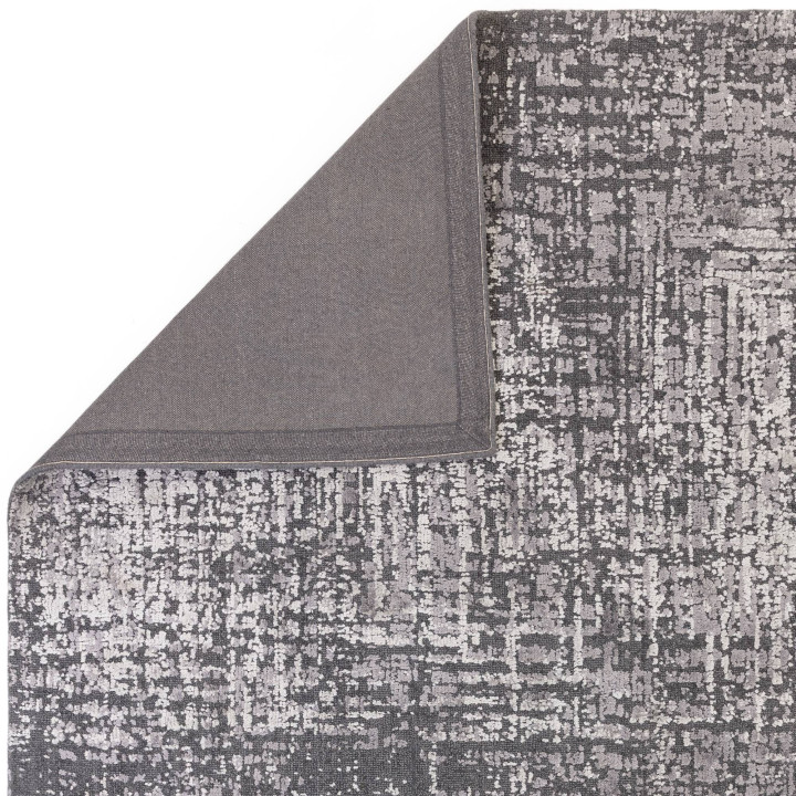 Rug Torino abstract grey silver 200x290 cm