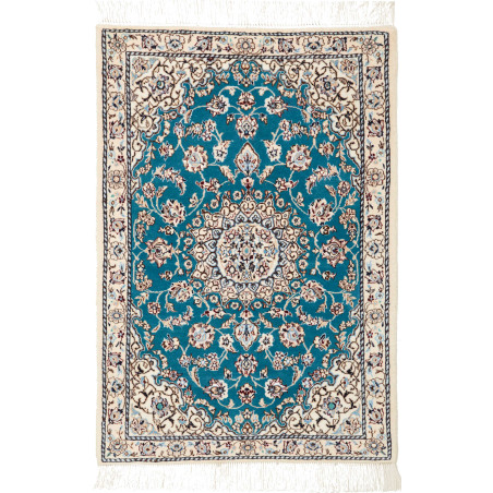 Nain 6la 62x90 Cm Nain 6la, Persia, Hand-carded Wool And