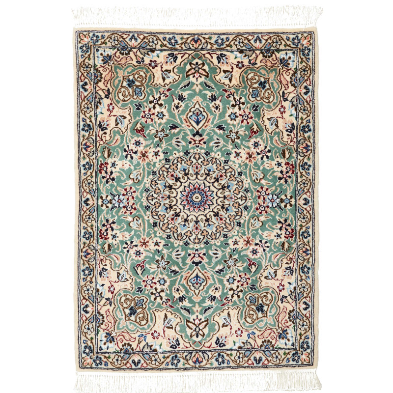 Nain 9la 63x89 Cm Nain 9la, Persia, Hand-carded Wool And