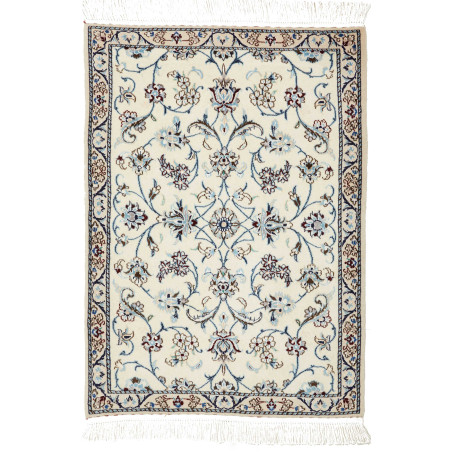 Nain 6la 64x90 Cm Nain 6la, Persia, Hand-carded Wool And