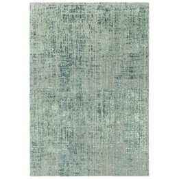 Rug Torino abstract olive green light green grey