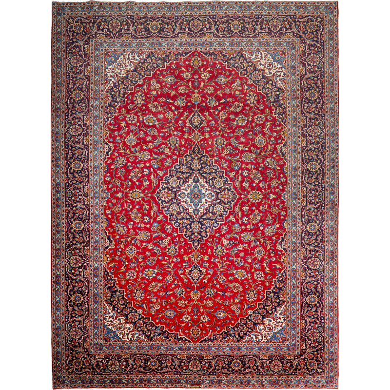 Ardakan 297x402 Cm Ardakan Persia Hand-carded Wool Cotton