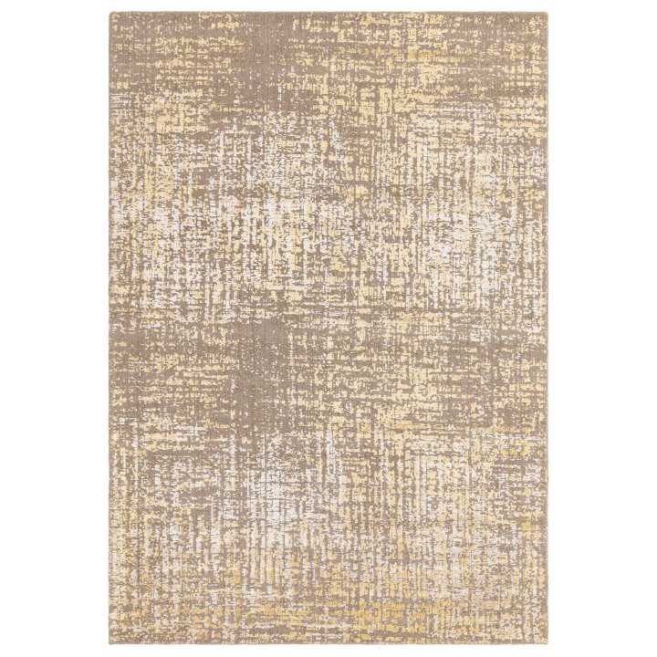 Tappeto Torino astratto giallo oro e beige 120x1