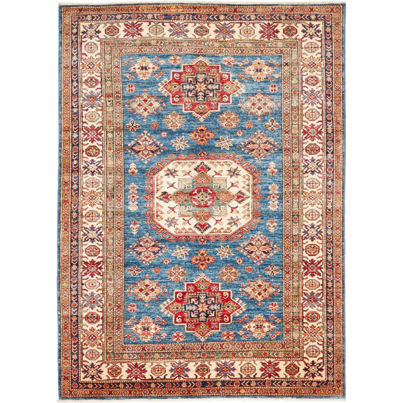 Kazak Fine 172x240 Cm Kazak Fine, Pakistan, Hand-carded Wool