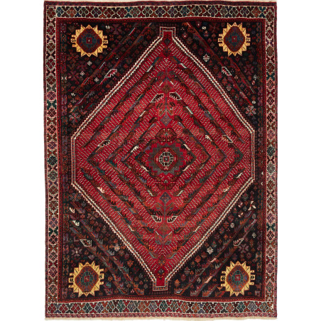Shiraz 177x240 Cm Shiraz Persia Hand-carded Wool (warp: