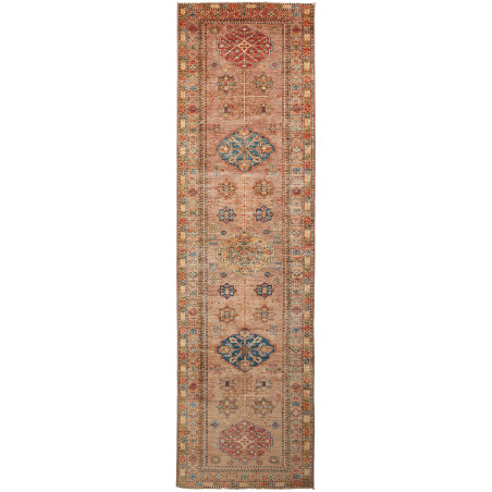 Kazak Fine 82x300 Cm Kazak Fine, Pakistan, Hand-carded Wool