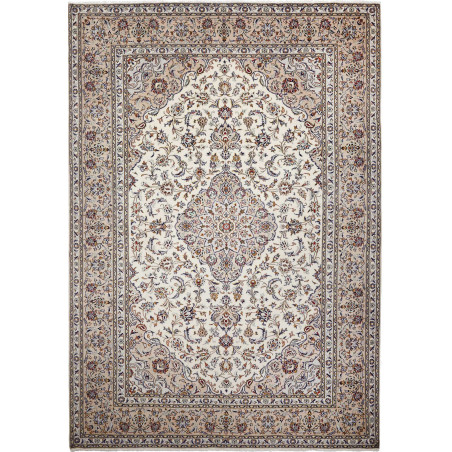Kashan 243x350 Cm Kashan, Persia, Hand-carded Wool (warp: