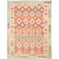 Kilim 156x197 Cm Kilim, Afghanistan, Hand-carded Wool (warp: