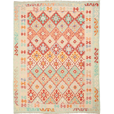 Kilim 156x197 Cm Kilim, Afghanistan, Hand-carded Wool (warp: