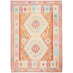 Kilim 158x215 Cm Kilim Afghanistan Hand-carded Wool (warp