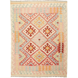 Kilim 153x204 Cm Kilim, Afghanistan. Material: Hand-carded