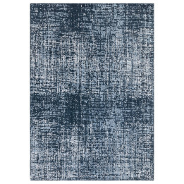 Rug Torino abstract dark blue light blue white 2
