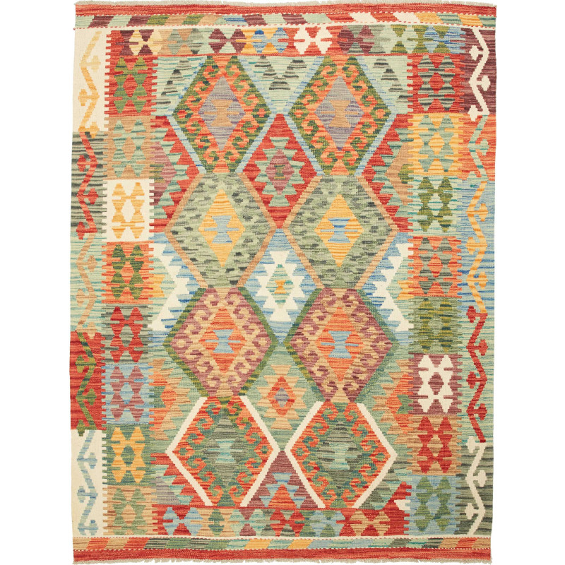 Kilim 155x201 Cm Kilim Afghanistan Hand-carded Wool (cotton