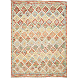 Kilim 160x212 Cm Kilim Afghanistan Hand-carded Wool (warp: