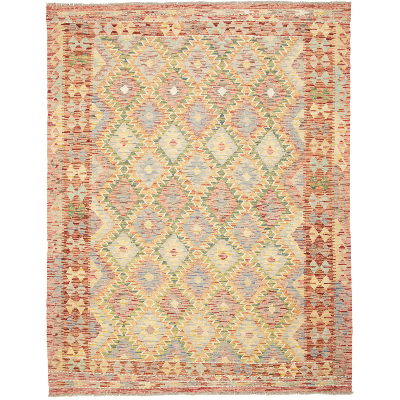 Kilim 152x195 Cm Kilim, Afghanistan, Hand-carded Wool (warp: